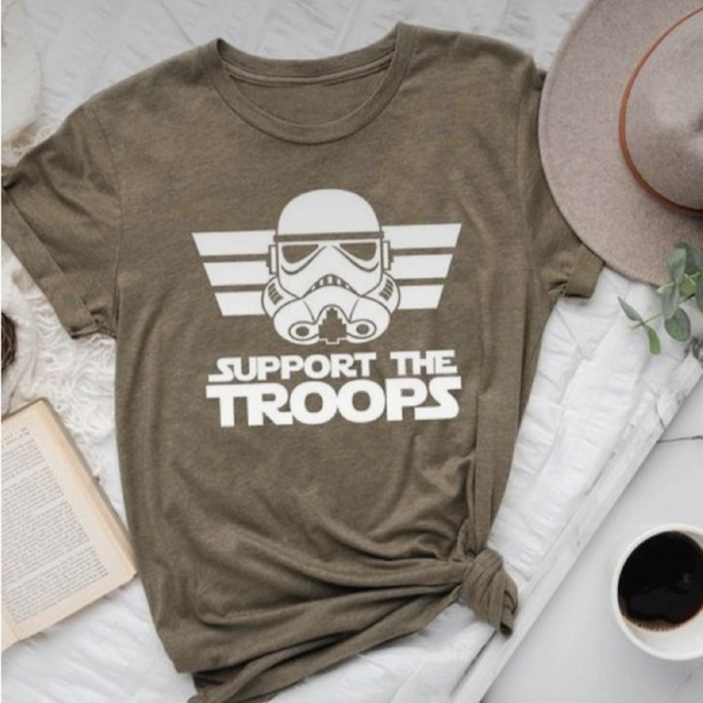 SUPPORT THE TROOPS tee